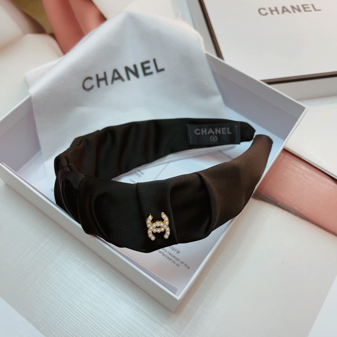 BLACK FABRIC HAIRBAND 925661
