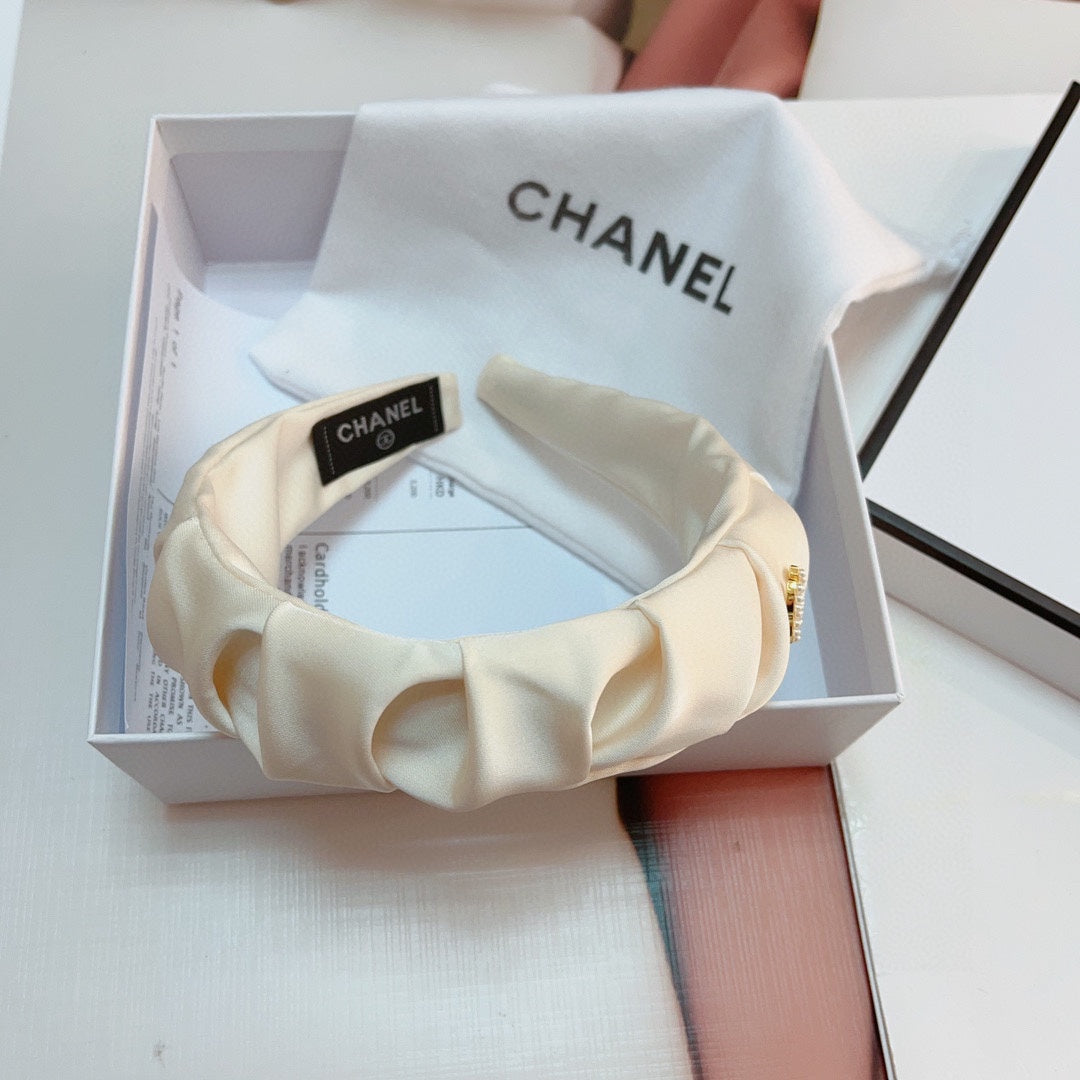 WHITE FABRIC HAIRBAND 925662