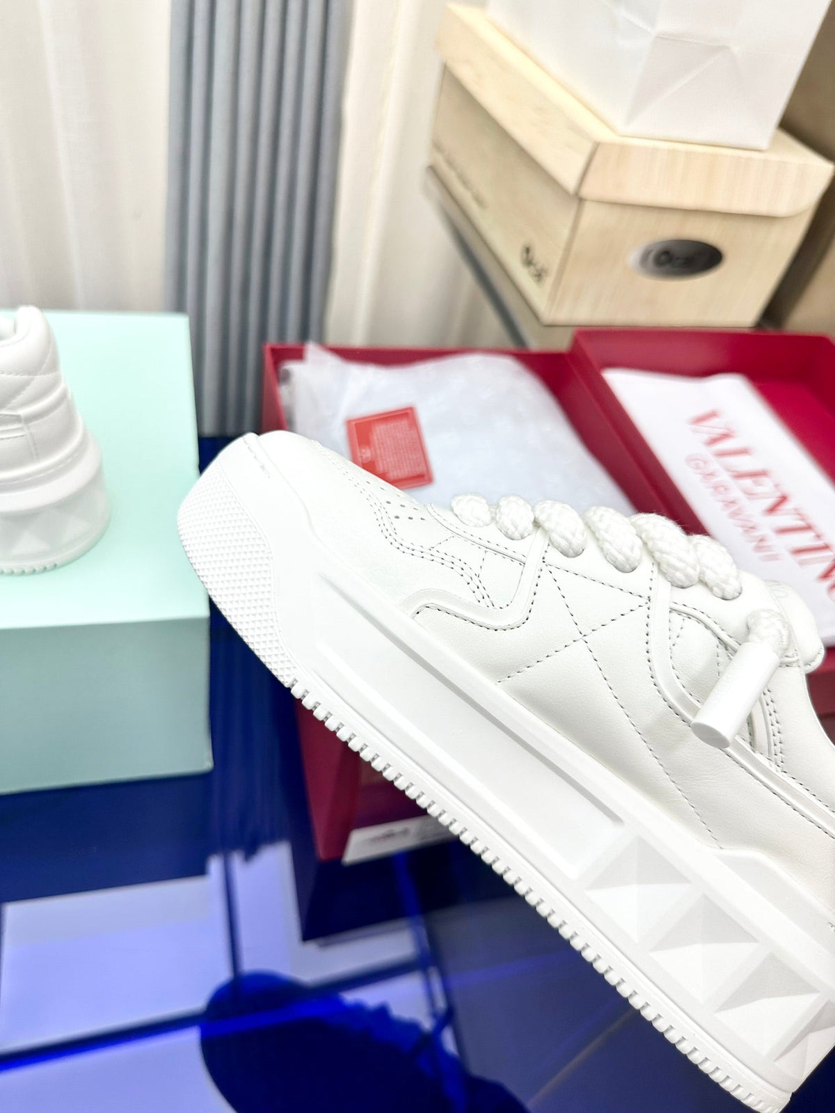 One Stud Garavani White One Stud XL Sneakers