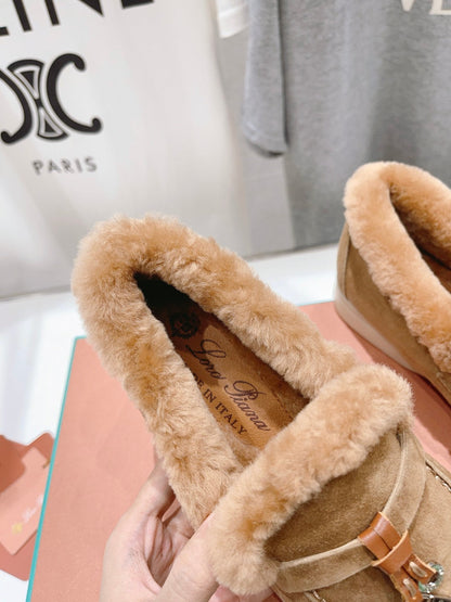 LP SUMMER CHARMS WALK LOAFERS TAWNY FLEECE
