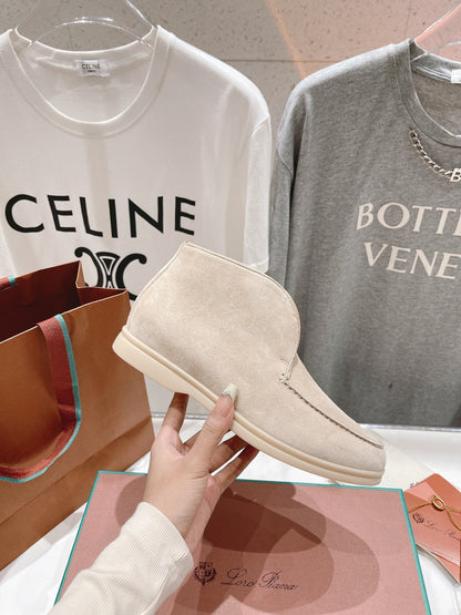 LP HIGH TOP OPEN WALK LOAFERS BEIGE SUEDE