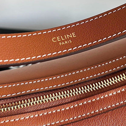 TRIOMPHE 31 TAN BROWN CALFSKIN