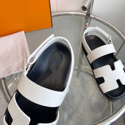 Genius Sandal White Leather