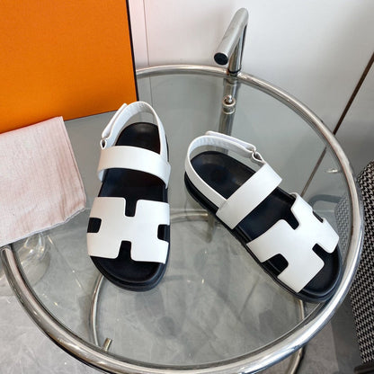 Genius Sandal White Leather