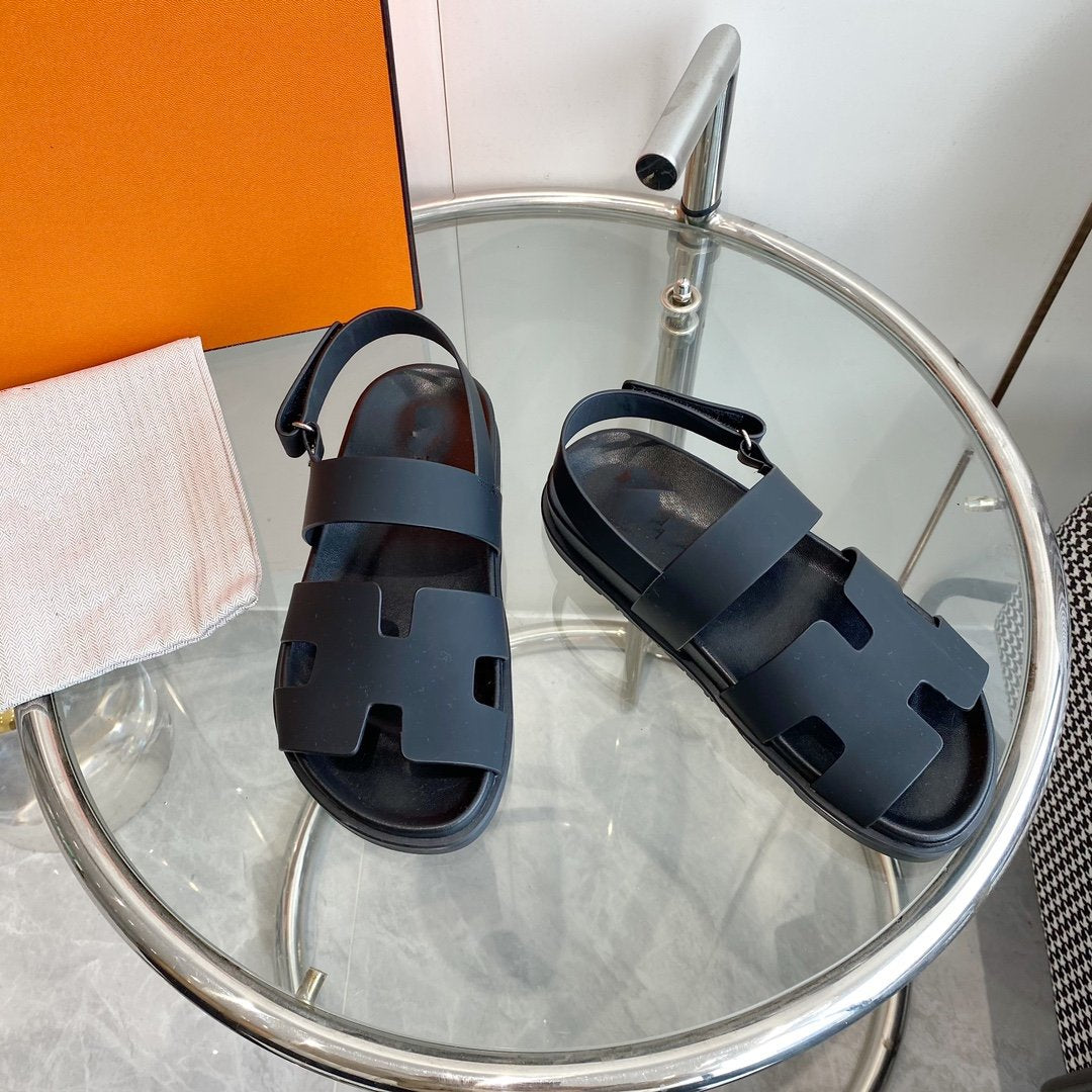 Genius Sandal Black Leather