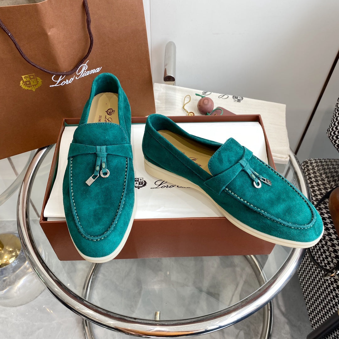 LP SUMMER CHARMS WALK LOAFERS TEAL SUEDE