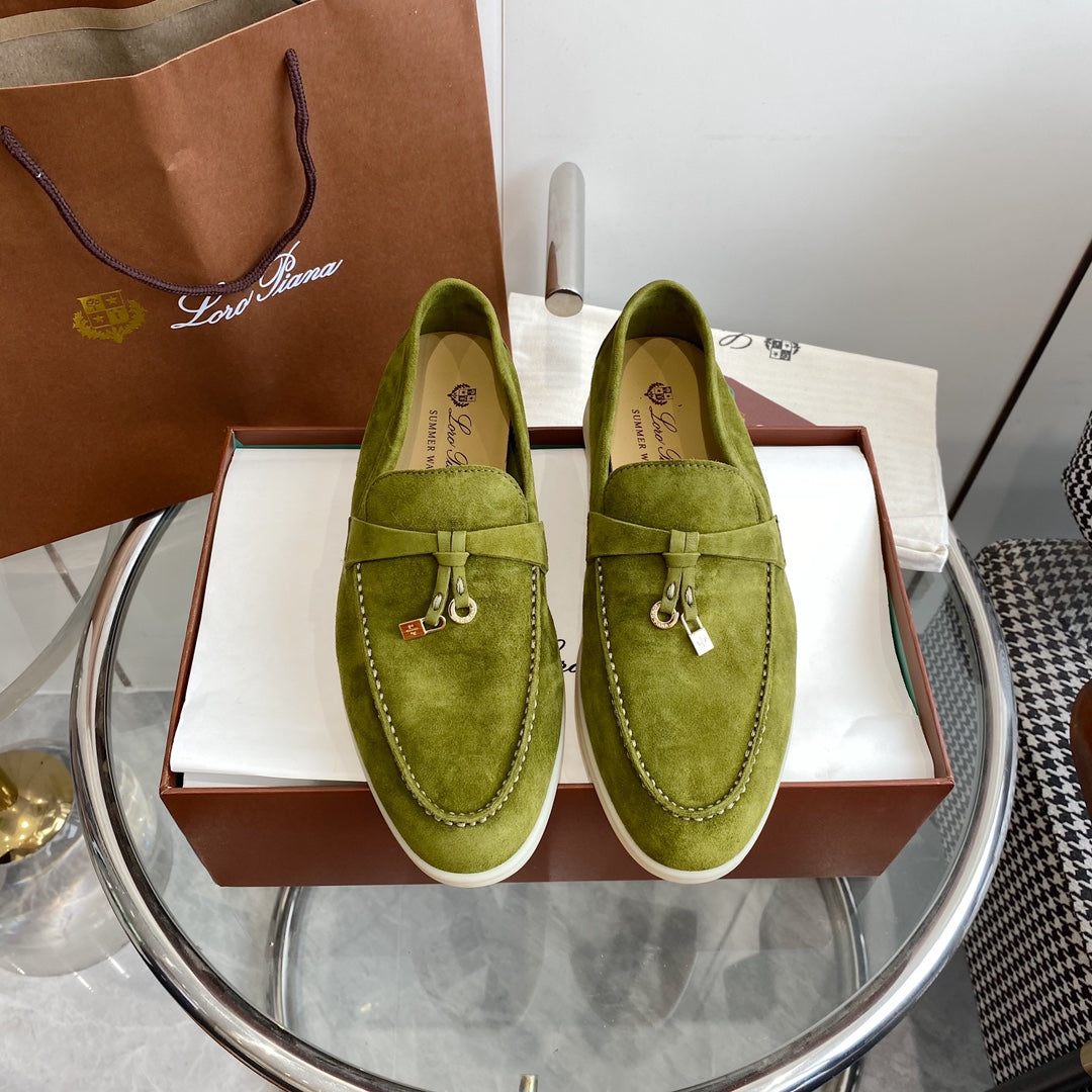 LP SUMMER CHARMS WALK LOAFERS MOSS SUEDE