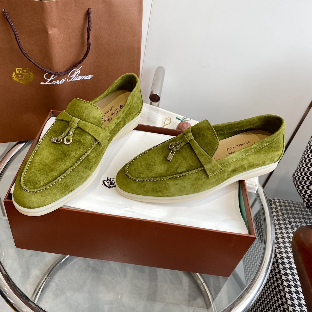 LP SUMMER CHARMS WALK LOAFERS MOSS SUEDE