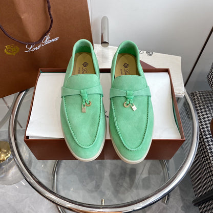 LP SUMMER CHARMS WALK LOAFERS MINT SUEDE