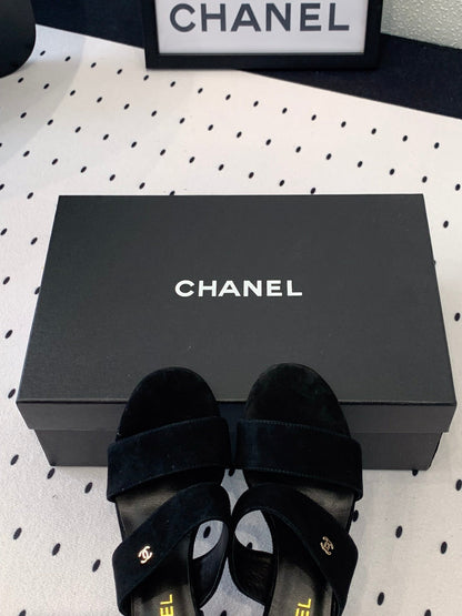 MULES black LAMBSKIN