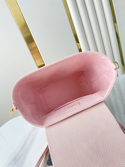 BACKUP BACKPACK 22 IN LIGHT PINK MONOGRAM EMPREINTE LEATHER