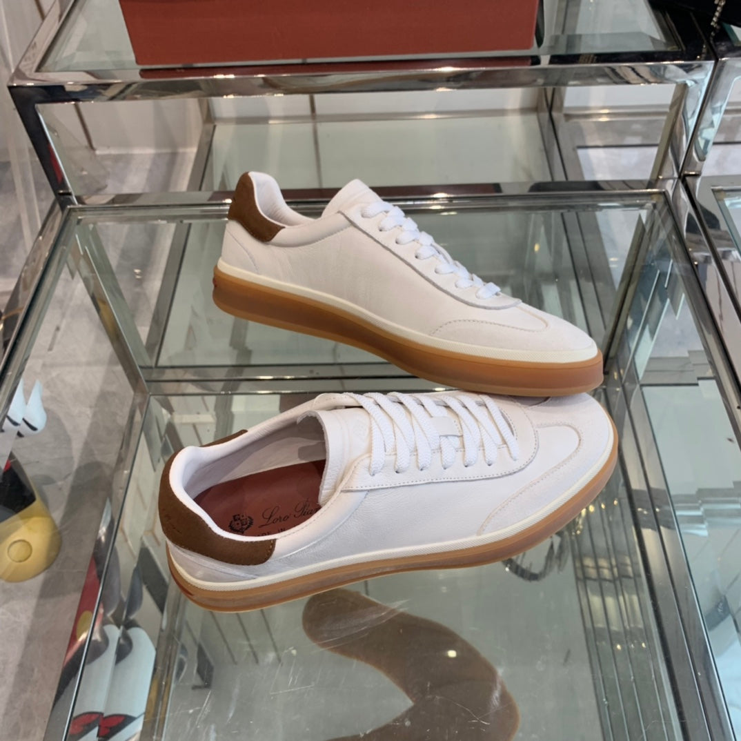 LP TENNIS WALK SNEAKERS WHITE CALFSKIN