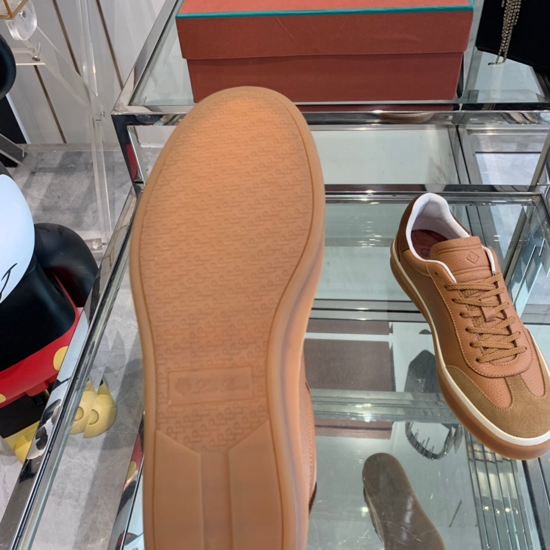 LP TENNIS WALK SNEAKERS TAWNY CALFSKIN