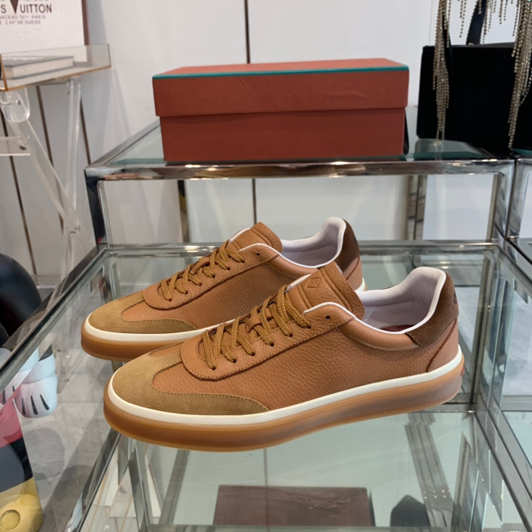LP TENNIS WALK SNEAKERS TAWNY CALFSKIN