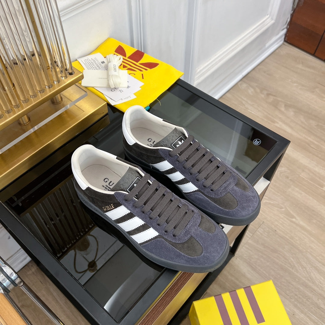 GG & ADIDAS GAZELLE SNEAKER BLACK VELVET