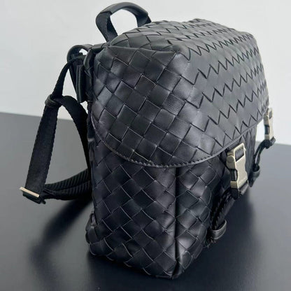 POSTINO BAG 30 IN BLACK CALFSKIN