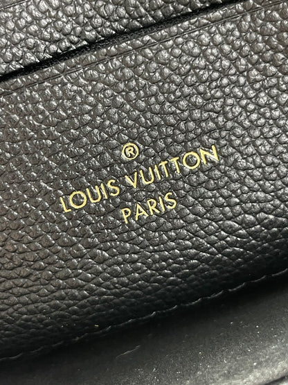 NANO MADELEINE 21 IN BLACK EMBOSSED CALFSKIN GOLD HARDWARE