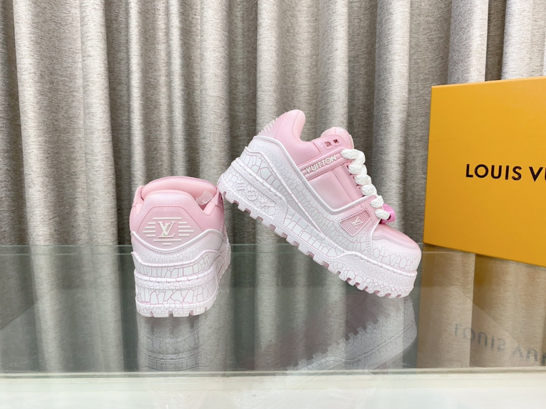LV TRAINER PANG DING IN BABY PINK CALFSKIN