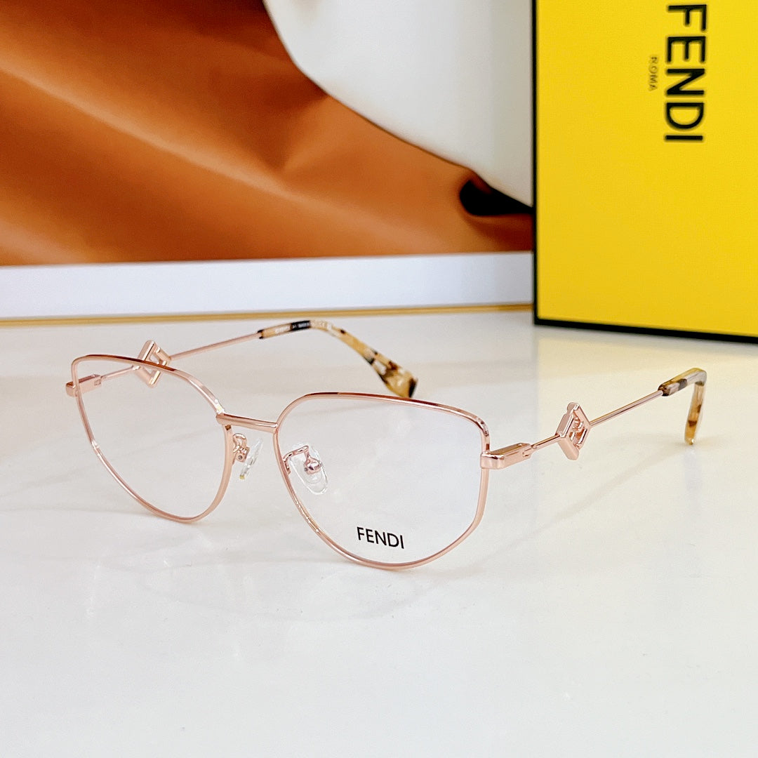 TRAVEL GEOMETRIC FRAME SUNGLASSES FE40152U IN METAL