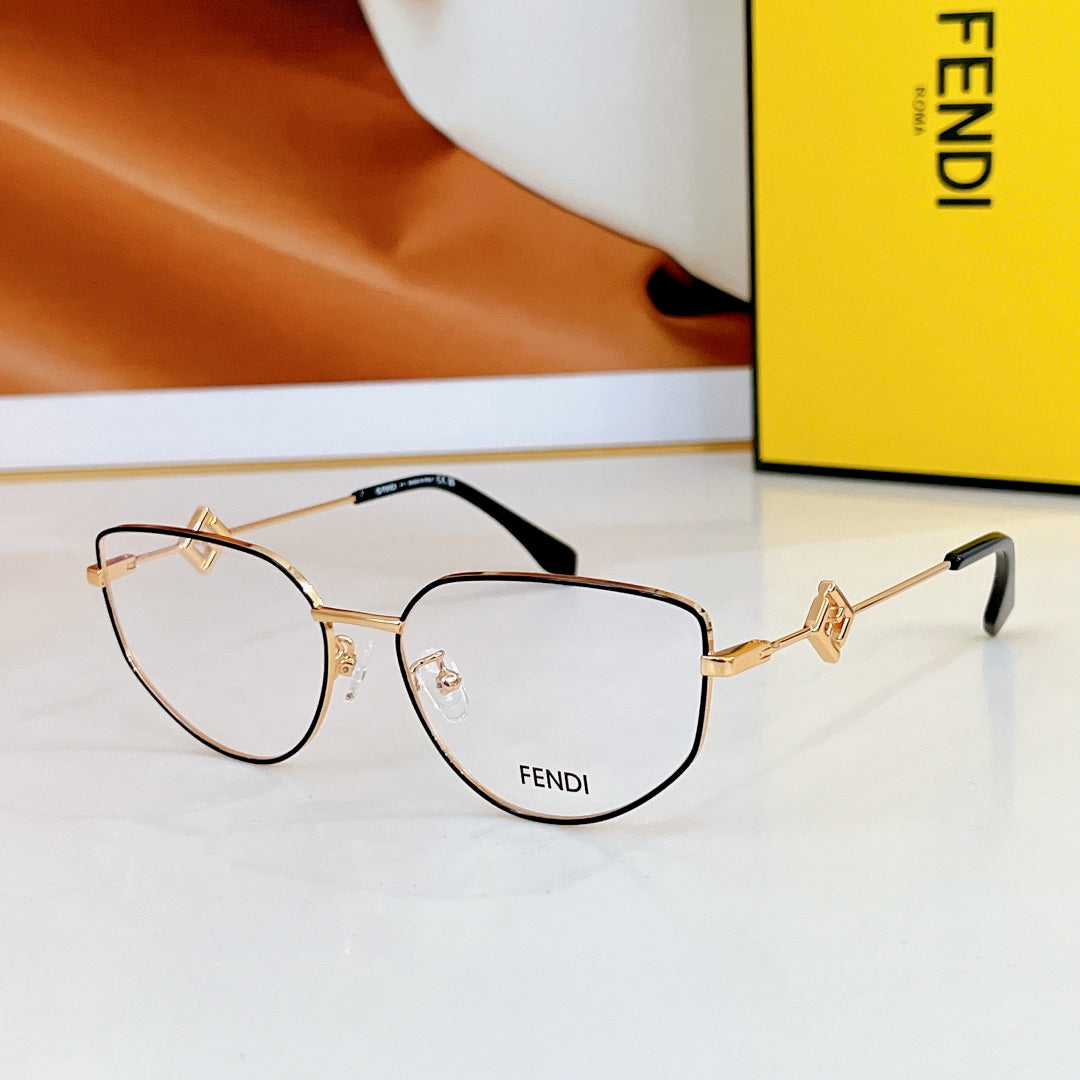 TRAVEL GEOMETRIC FRAME SUNGLASSES FE40152U IN METAL
