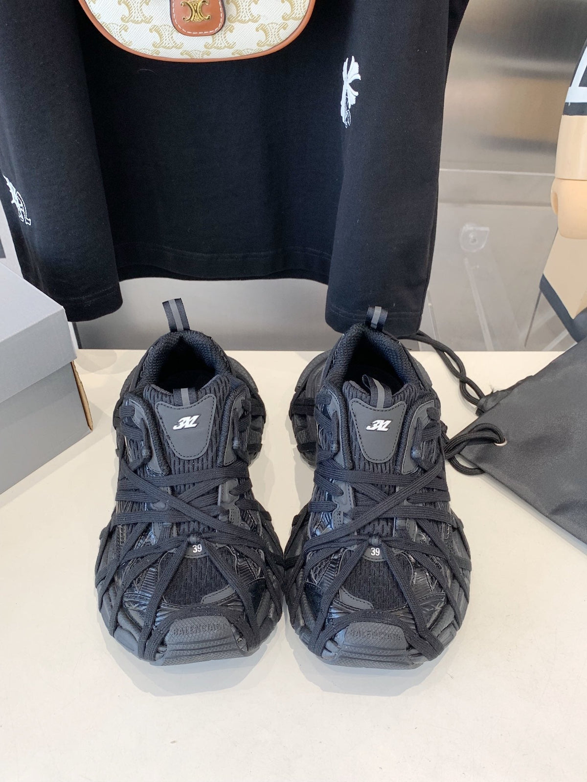 3XL EXTREME LACE BLACK SNEAKER BLACK