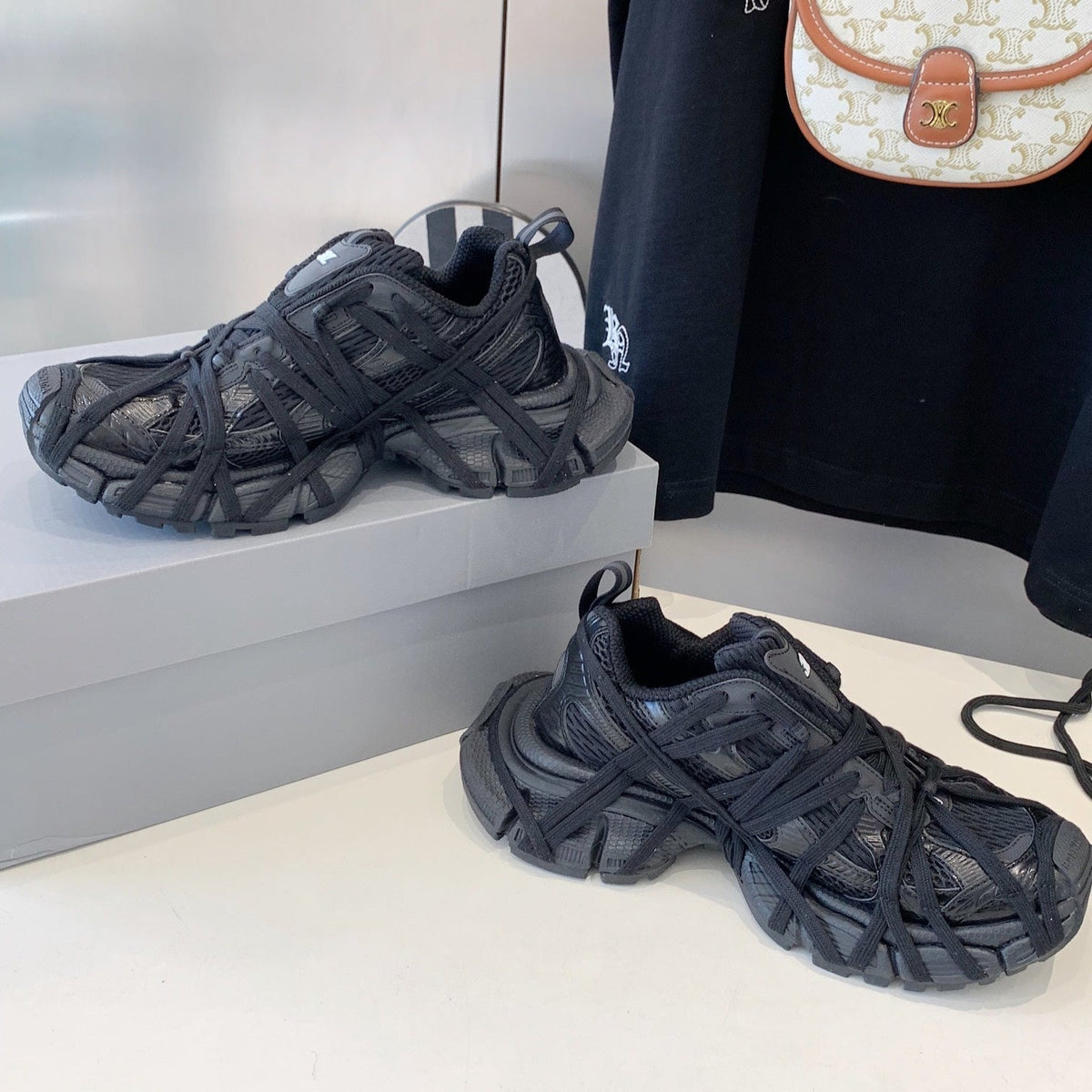 3XL EXTREME LACE BLACK SNEAKER BLACK
