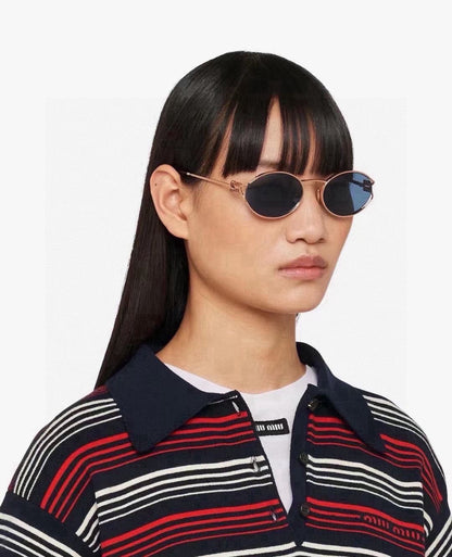 LOGO SUNGLASSES SMU52Y IN METAL