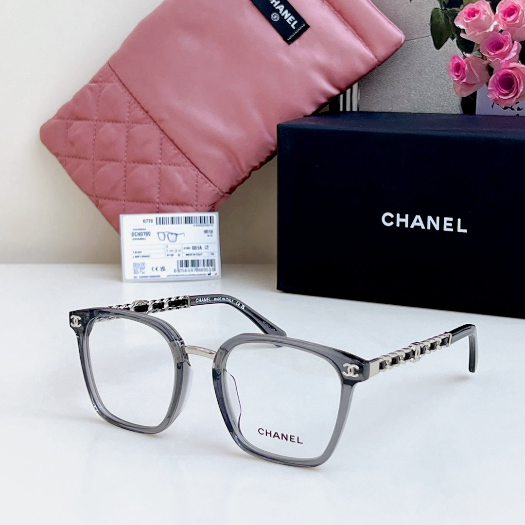 SQUARE SUNGLASSES CH 0769 IN ACETATE CHAIN METAL