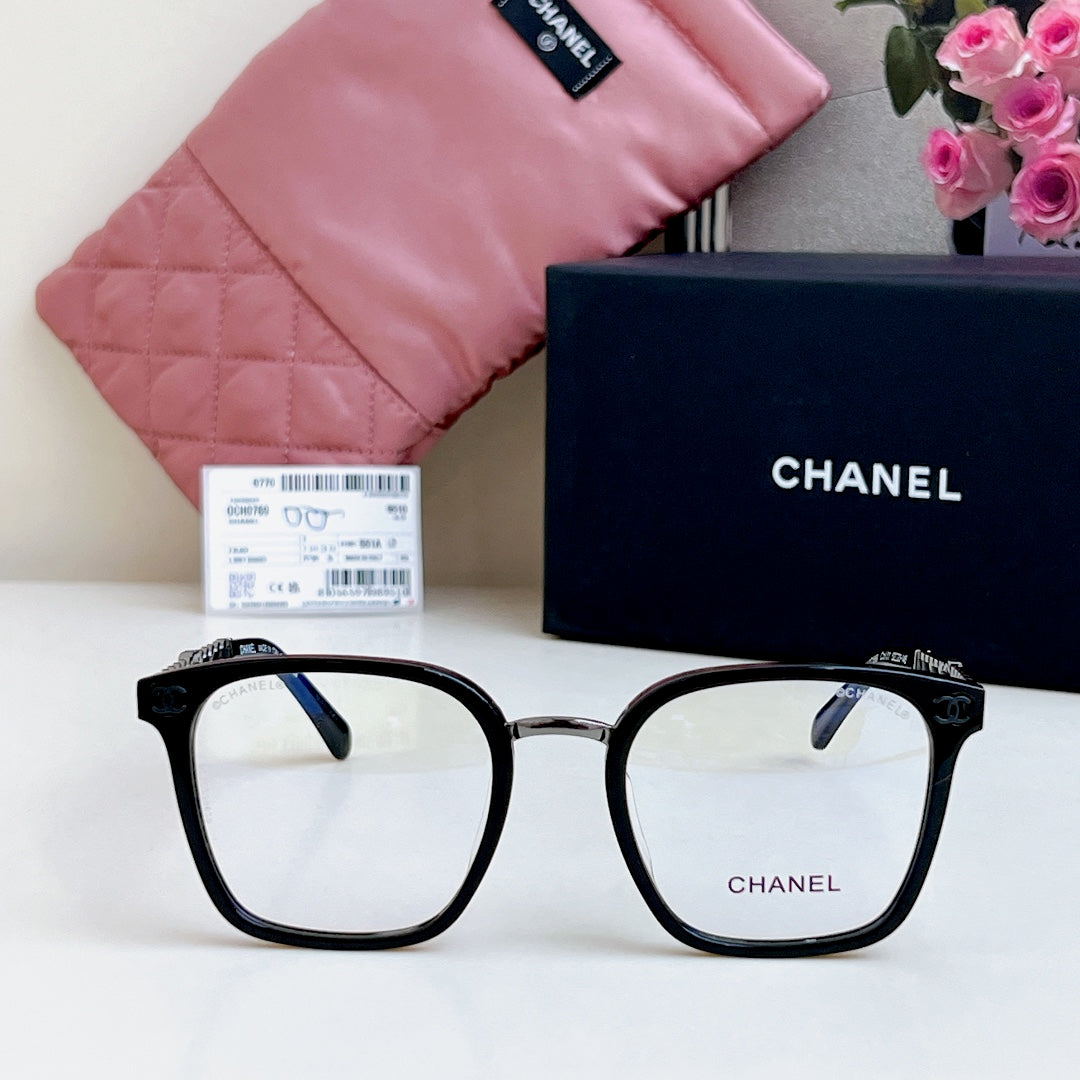SQUARE SUNGLASSES CH 0769 IN ACETATE CHAIN METAL