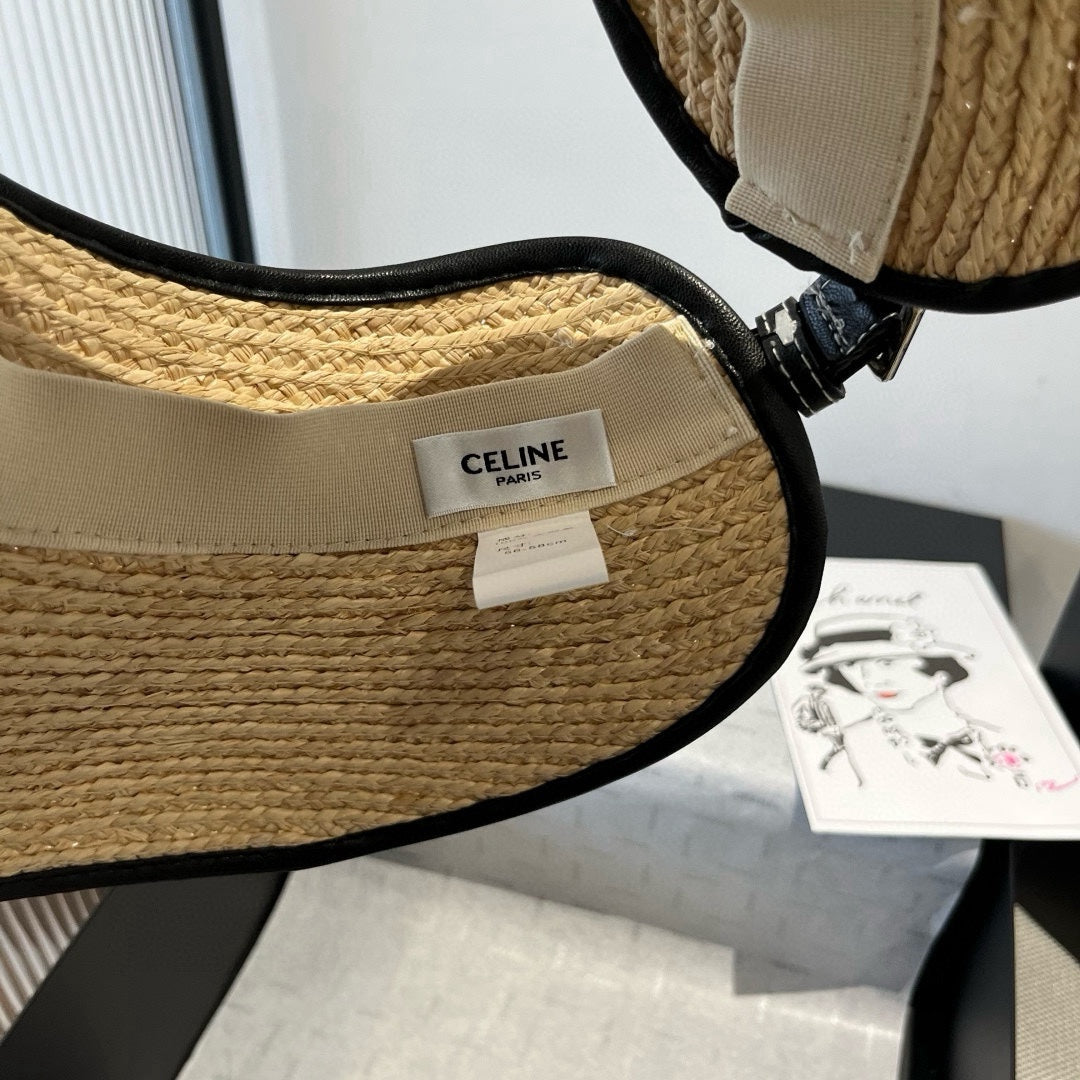 WIDE BRIM HALF HEAD HAT MODEL 650340 IN NATURAL RAFFIA STRAW
