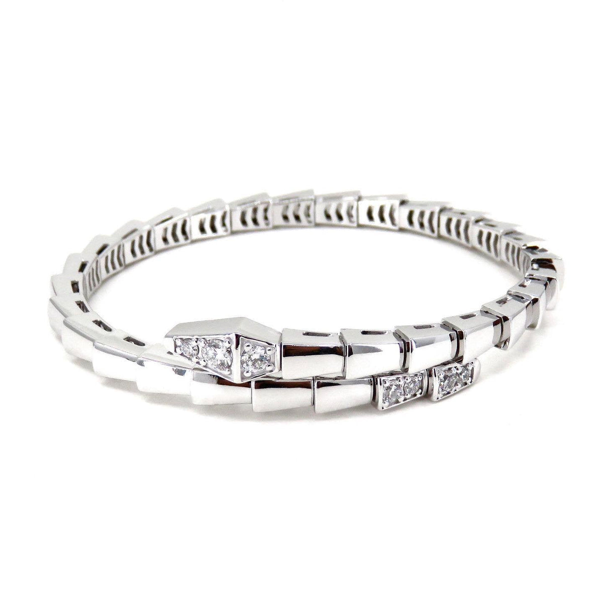 SERPENTI BRACELET DIAMONDS SILVER