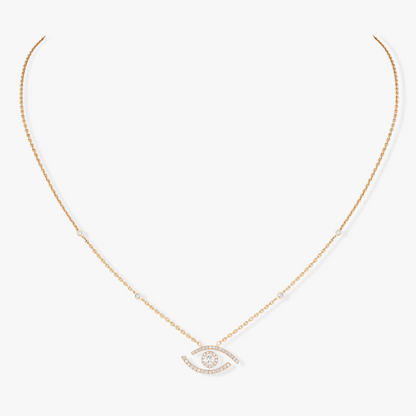 LUCKY EYE PAVED NECKLACE DIAMOND