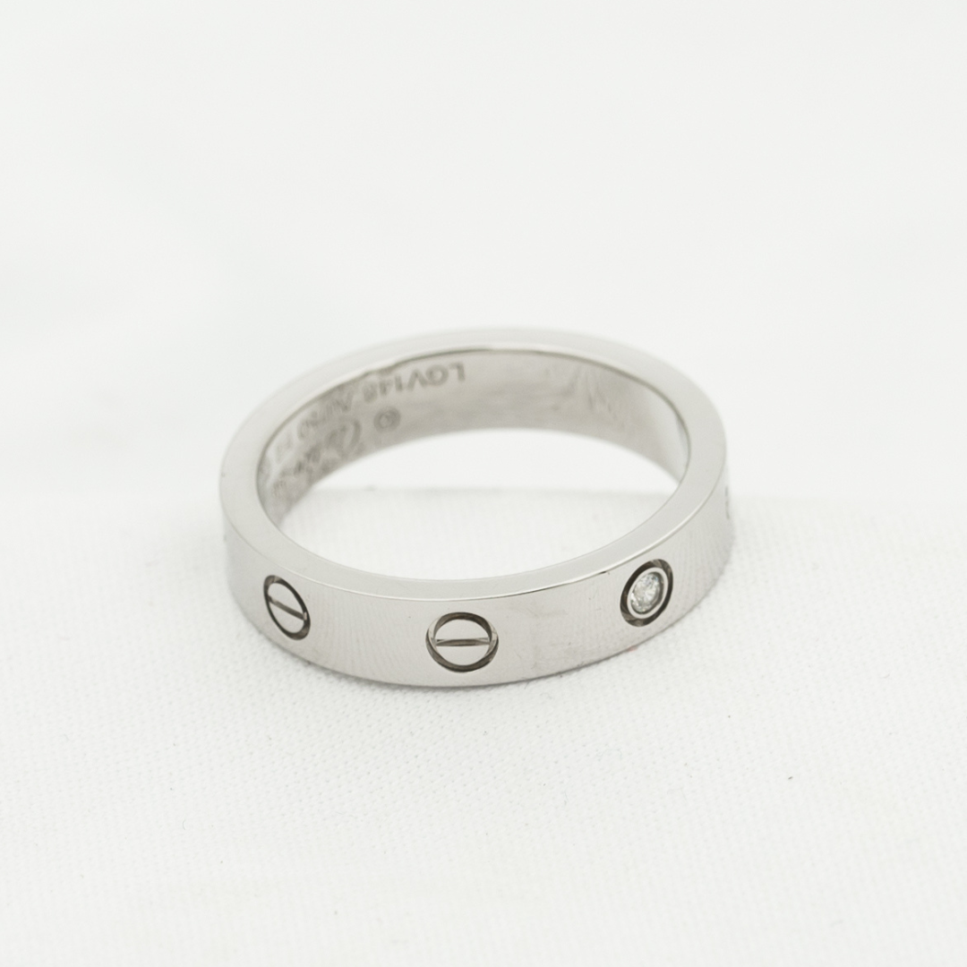 LOVE RING 4MM 1 DIAMOND