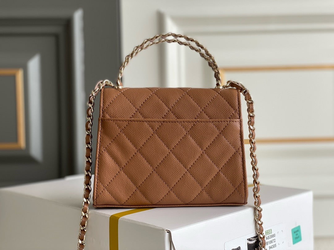 CHA 23P Kelly Handle Bag