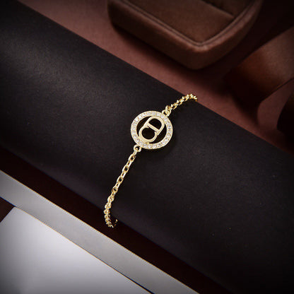 THE CD PEARL GOLD DIAMOND BRACELET