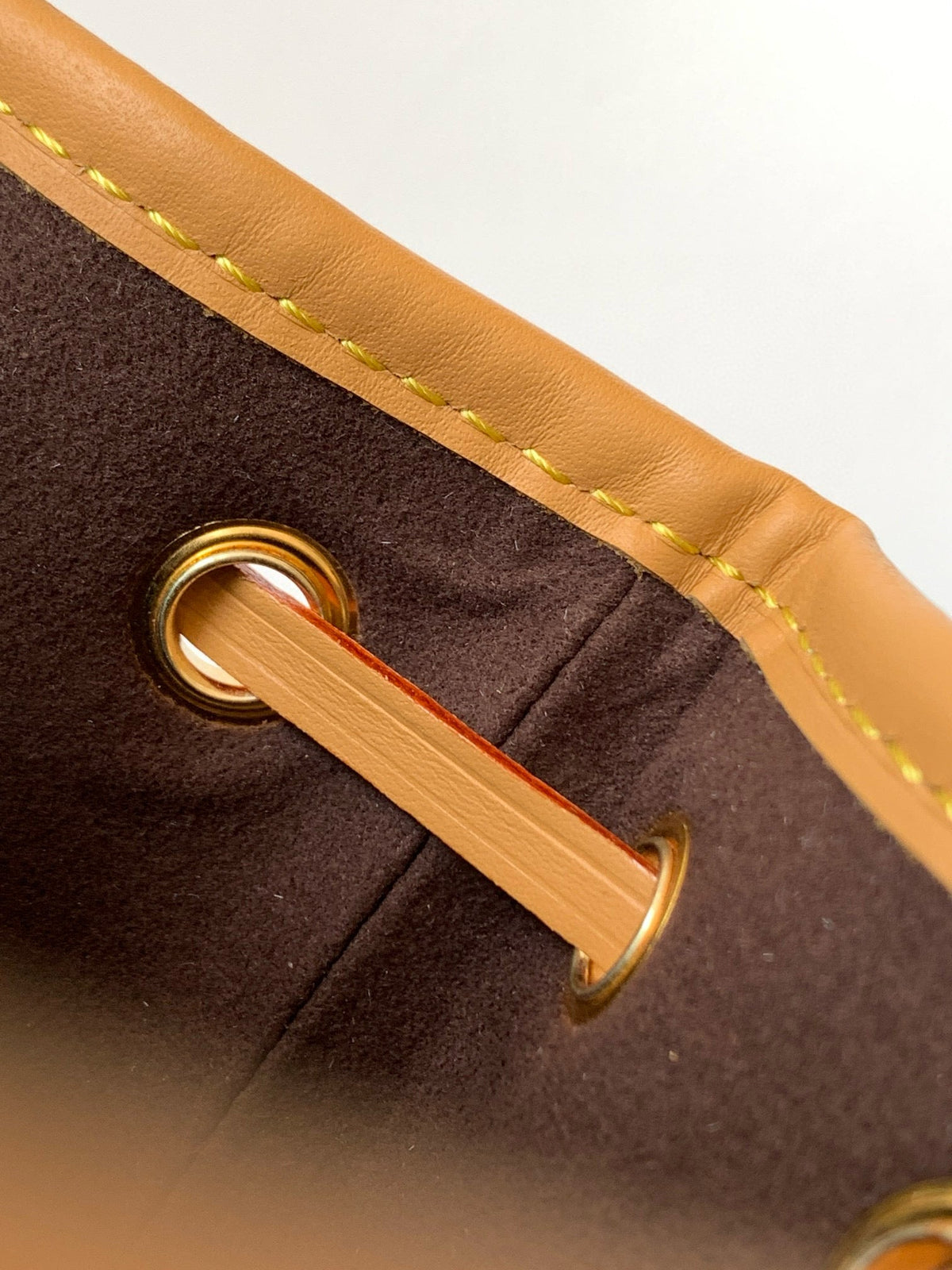NANO NOÉ 16 IN BROWN MONOGRAM CALFSKIN