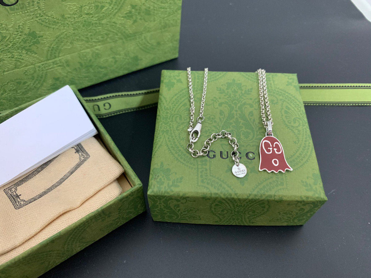 GG GHOST RED NECKLACE