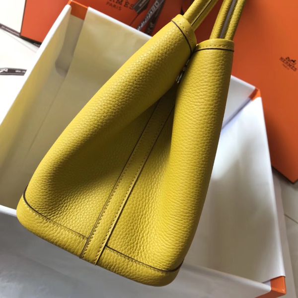 HERM Garden Party 36 Bag In Yellow Clemence Leather