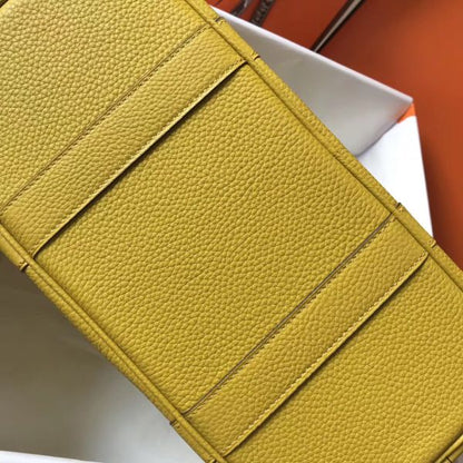 HERM Garden Party 36 Bag In Yellow Clemence Leather