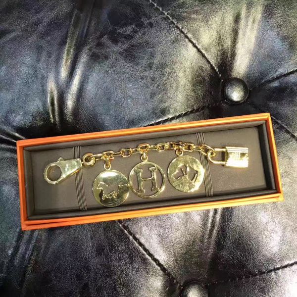HERM Gold Breloque Bag Charm