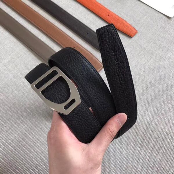 HERM Etrier Buckle Belt & Black Clemence 32 MM Strap