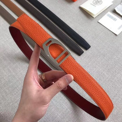 HERM Etrier Buckle Belt & Orange Clemence 32 MM Strap