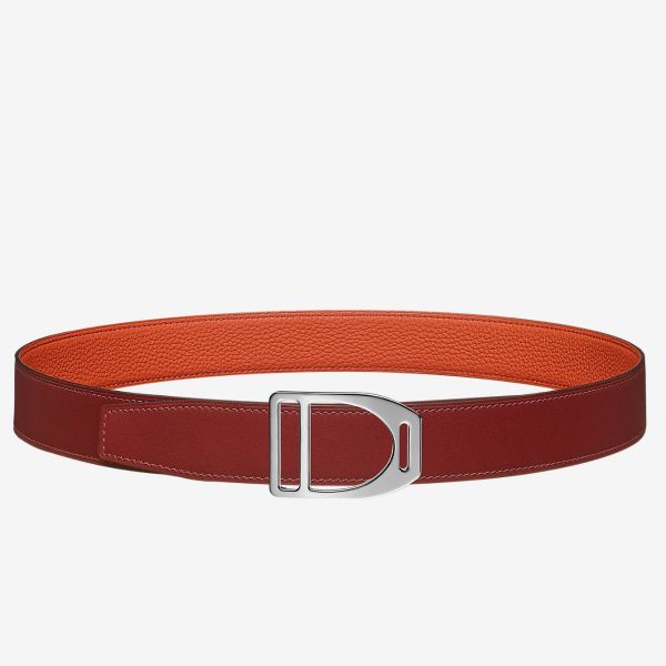 HERM Etrier Buckle Belt & Orange Clemence 32 MM Strap