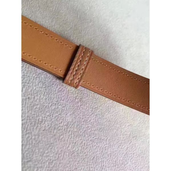 HERM Kelly 18 Belt In Gold Epsom Leather