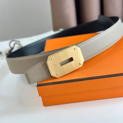 HERM Neo Reversible Belt 32MM in Trench Clemence Leather