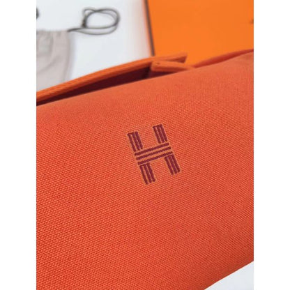 HERM Bride-a-Brac Large Case in Orange Canvas