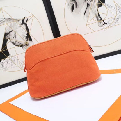 HERM Medium Bolide Travel Case In Orange Cotton
