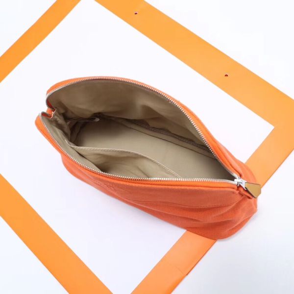 HERM Medium Bolide Travel Case In Orange Cotton