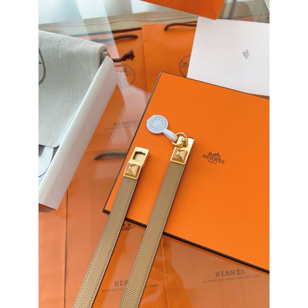 HERM Rivale 18 Belt in Chai Epsom Calfskin