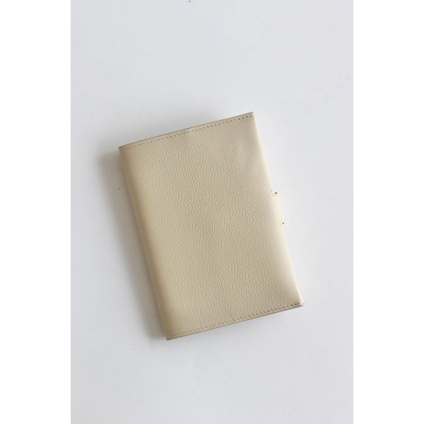 HERM R.M.S Passport Holder in Beton Evercolor Calfskin